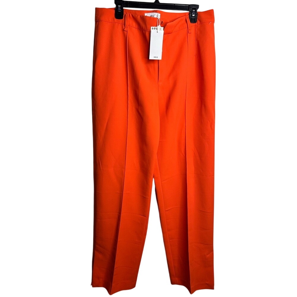Mng Orange Wideleg Pants 14